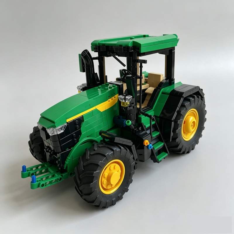 Agriculture Farming Technology - 1984ピース 農業トラクター MOC ビルディングブロック カスタムDIY クリエイティブテクノロジー組み立てモデル
