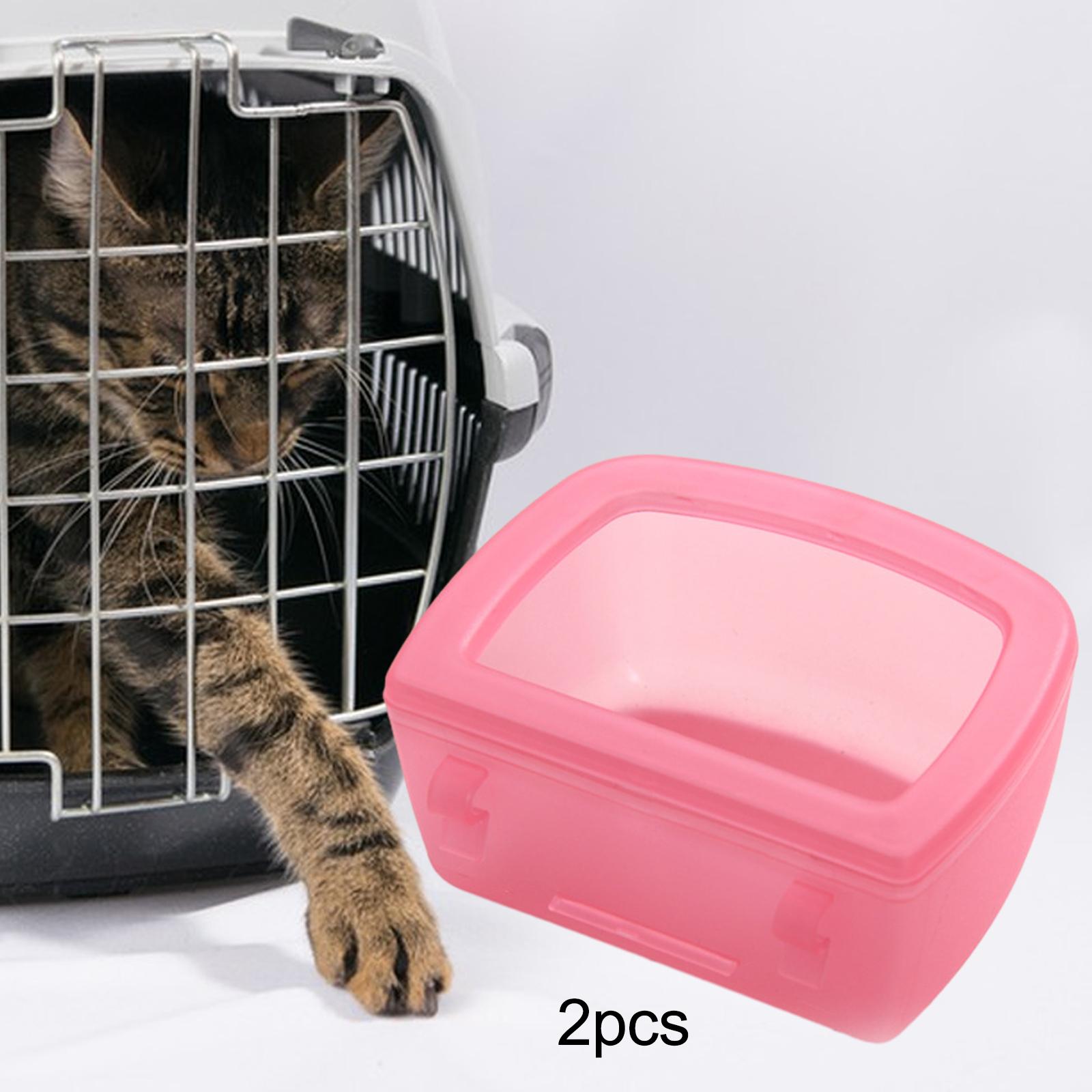 Rabbit Cage Wire - 2x ケイト用犬用ボウル ワイヤーケージや子犬、ウサギ、チンチラ用のケイト用ボウル