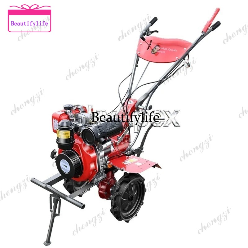 Farming Agriculture Machine - 新型ミニロータリー耕運機 家庭用農耕機 農業用耕耘機 硬土壌掘削・整地機器