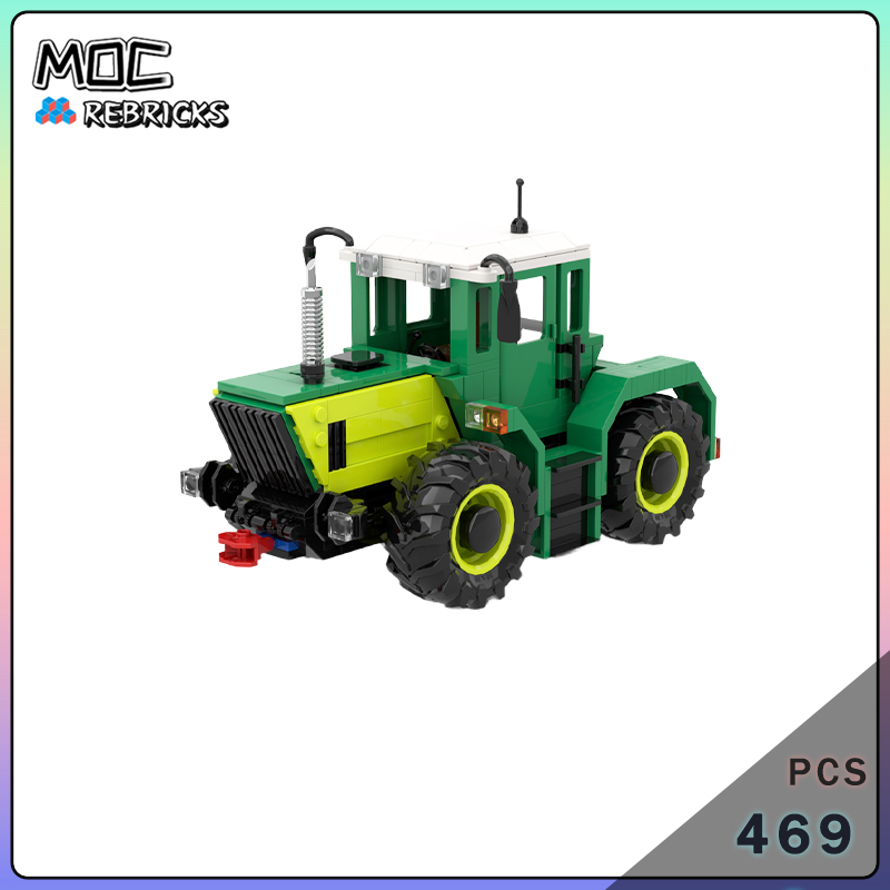 Farming And Agriculture Pdf - MOC ヘビーデューティー 4WD 農業トラクター ビルディングブロックセット 全地形対応ファームトラクター輸送車両モデル