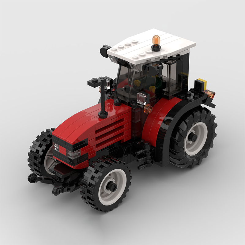 Agriculture Farming Technology - MOCファームトラクター SAME Titan 160 アーバントラック、農業建設車両、大人向けおもちゃセット、テクノロジービルディングブロック