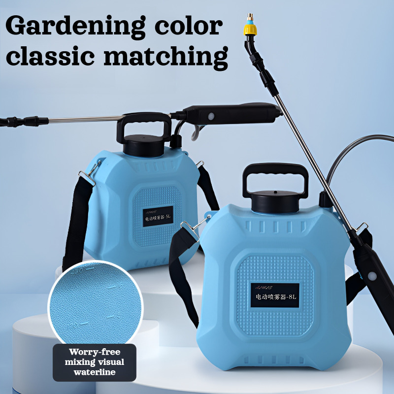 Agriculture Farming Tool - 5L/8L USB充電式電動じょうろポータブル芝生と庭の水やり消毒スプレー園芸農具