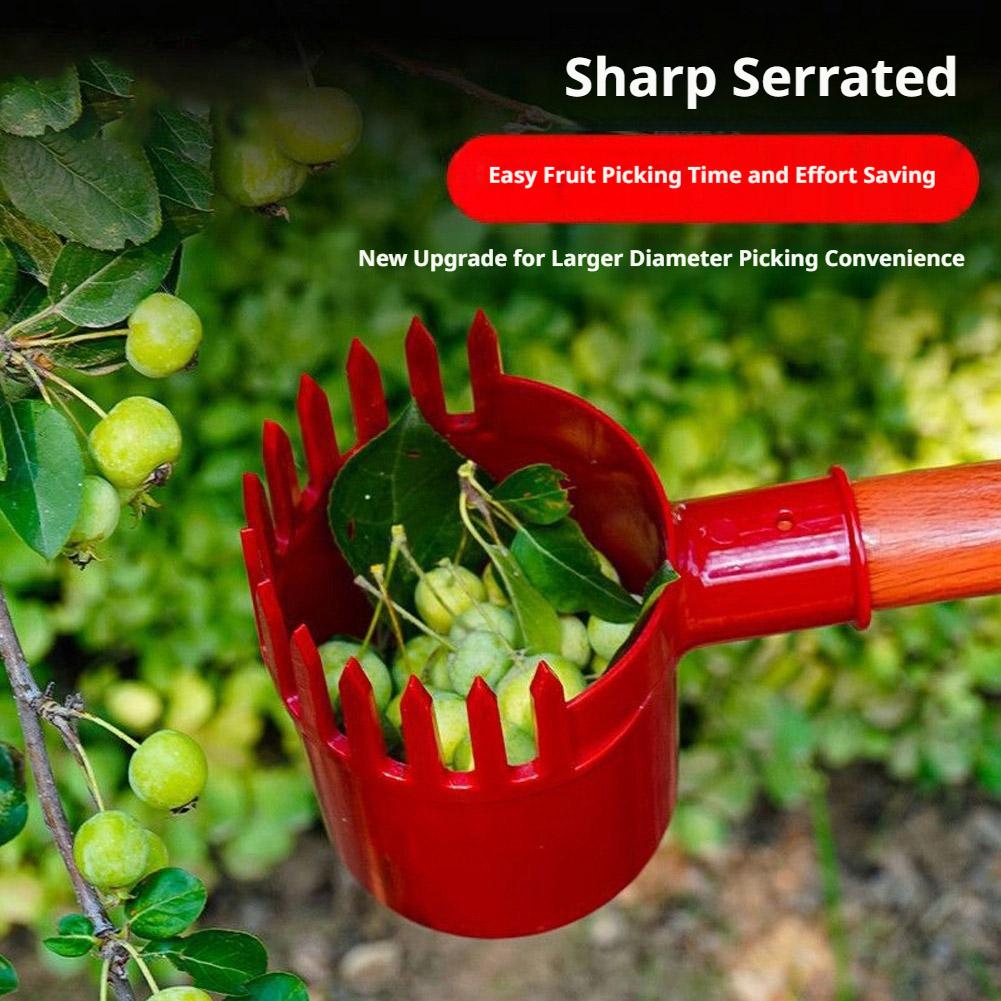 Agriculture Farming Tool - フルーツピッカーツールポータブルバスケットヘッド高木収穫機アップルピーチ梨柑橘類収穫装置ファームガーデンヤードツール