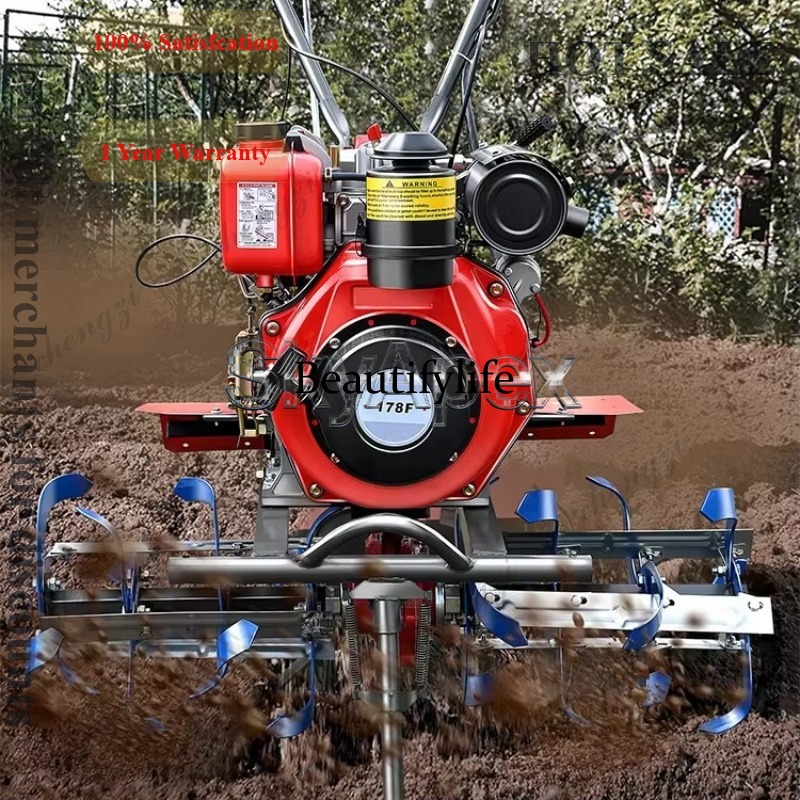 Farming Agriculture Machine - M81新型ミニロータリー耕運機 家庭用農耕機 農業用耕耘機 硬土壌掘削・整地機
