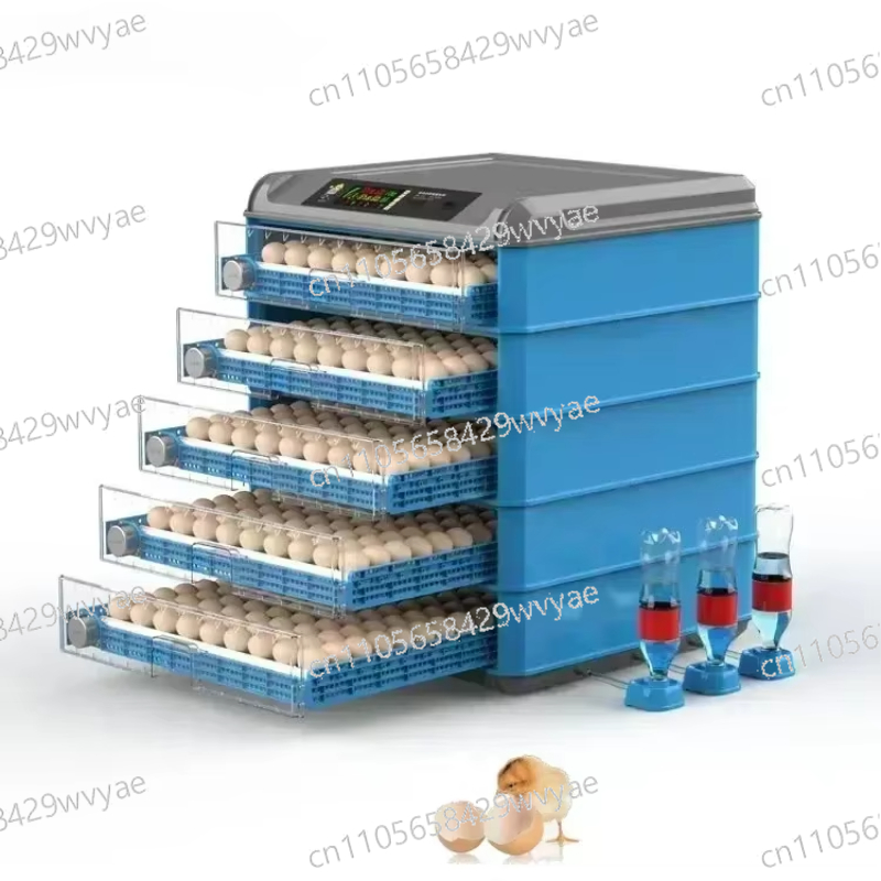 Poultry Incubator - 全自動孵卵器 176～500個収容 卵インキュベーター 110V/220V/12V ひよこ回転装置 自動温度湿度制御