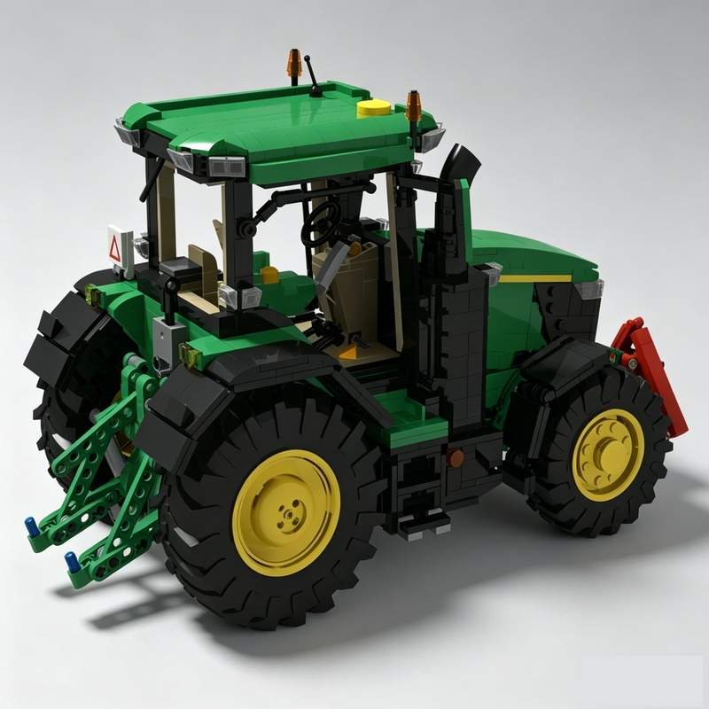 1984ピース 農業トラクター MOC ビルディングブロック - Agriculture Farming Technology のレビューと価格