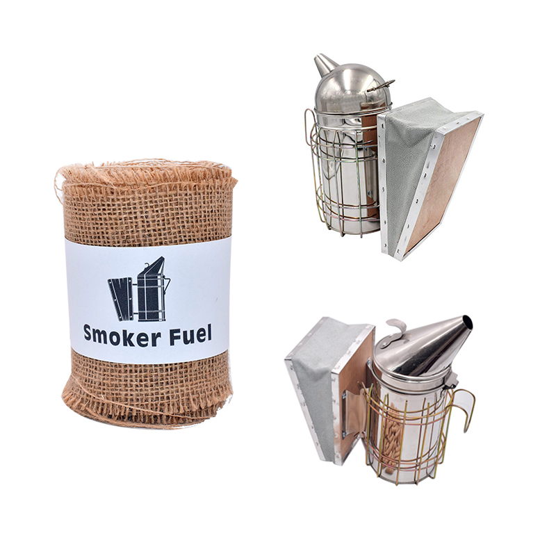 養蜂用燻煙器燃料 天然ジュート黄麻布 養蜂用燻煙器燃料ロール - Bee Smoker Tool のレビューと価格