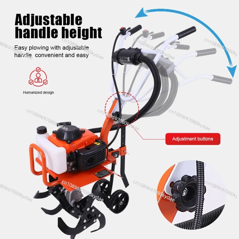 多機能マイクロ耕運機、手持ち式耕運機、ガソリン耕運機、2スト - Agriculture Farming Tool のレビューと価格