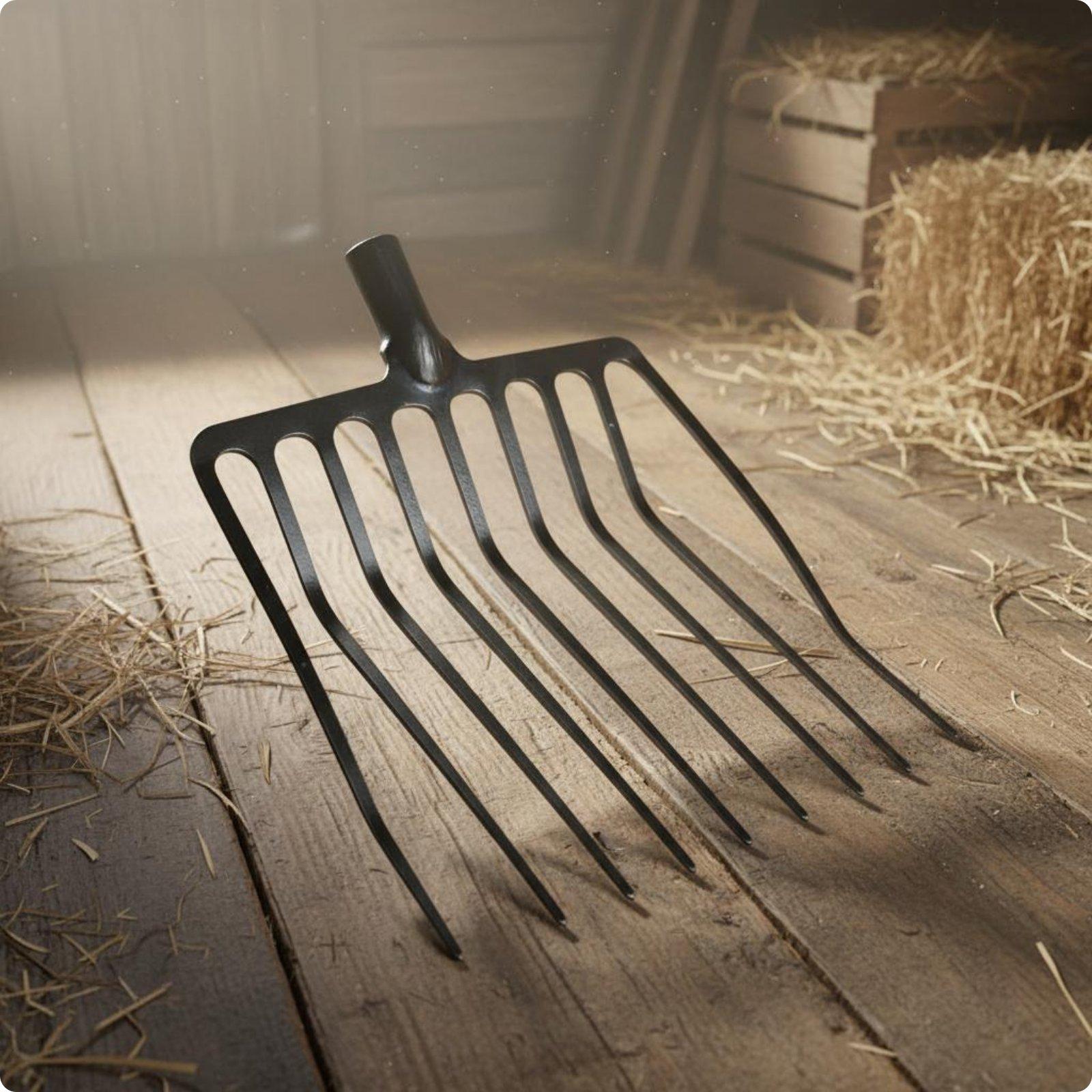 マンガン鋼製農業用フォーク、頑丈な園芸用具、多爪式農場用フォ - Agriculture Farming Tool のレビューと価格