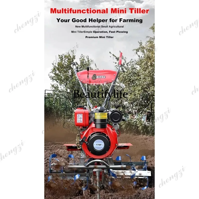 新型ミニロータリー耕運機 家庭用農耕機 農業用耕耘機 硬土壌 - Farming Agriculture Machine のレビューと価格