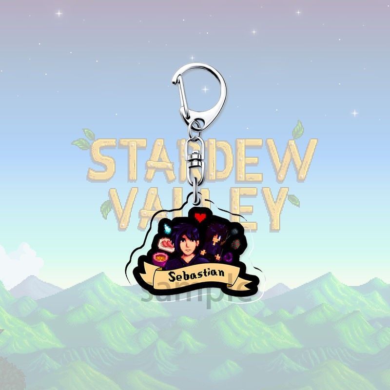 スターデューバレー ピクセルアクリルキーホルダー シェーン  - Farming Japan のレビューと価格