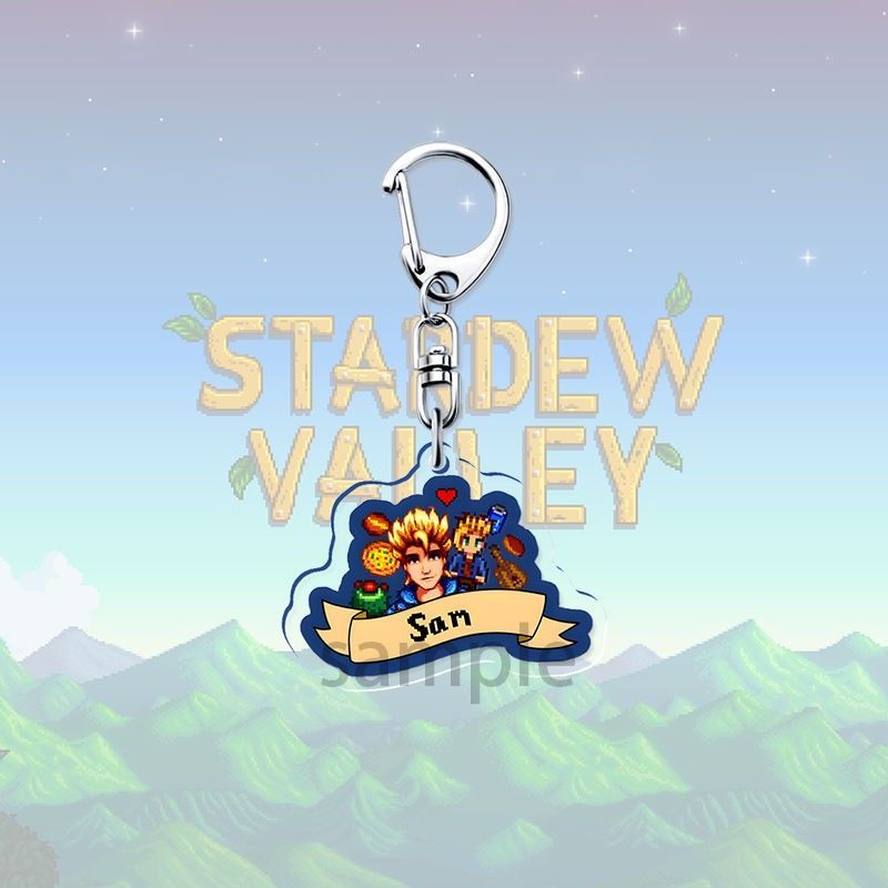 スターデューバレー ピクセルアクリルキーホルダー シェーン  - Farming Japan のレビューと価格