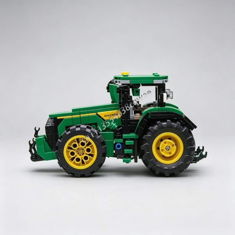 508ピース 農業トラクター 8R 410 農業車両 MOC - Agriculture Farming Technology のレビューと価格