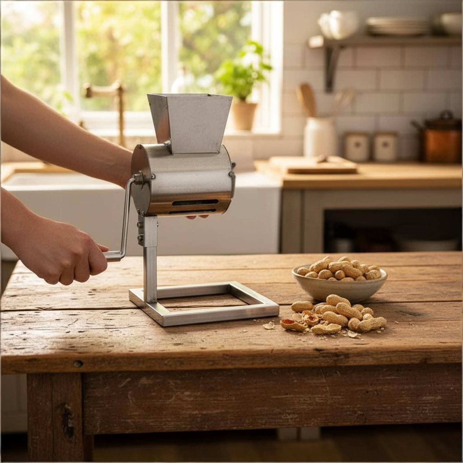 手動ピーナッツ殻むき機 小型 手回し式ピーナッツ殻むき機 農 - Agriculture Farming Tool のレビューと価格