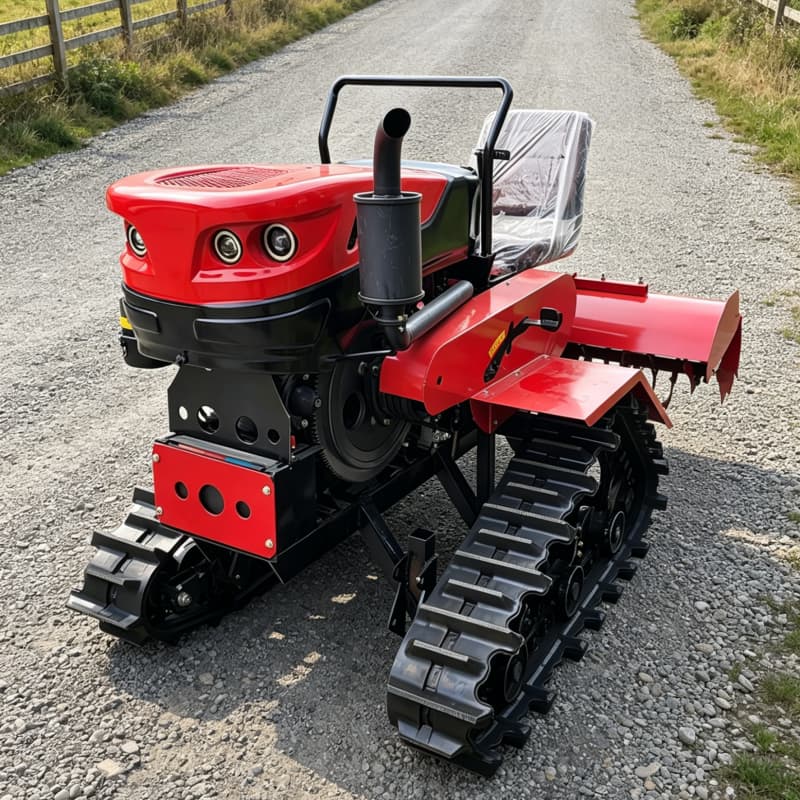 カスタマイズされた2026年ホットセールクローラーロータリー - Farming Agriculture Machine のレビューと価格