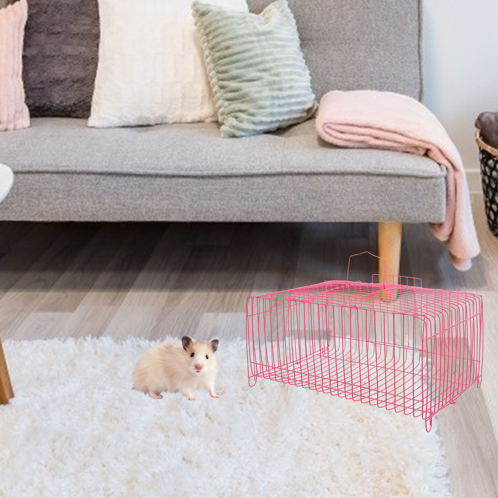 持ち運び可能なペット用オウムケージ、スチールワイヤー製鳥用旅 - Rabbit Cage Wire のレビューと価格