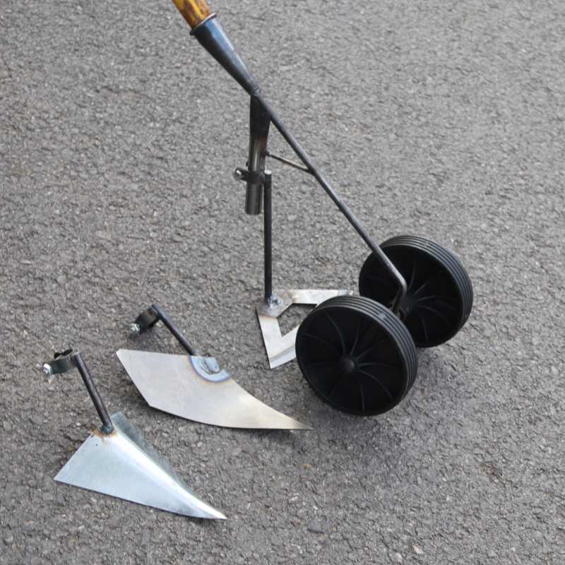 庭草除草ツール 炭素鋼鍛造金属 農業用土壌掘削鍬 2輪 3i - Agriculture Farming Tool のレビューと価格