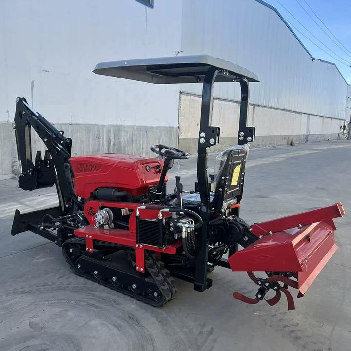CE認証取得済みロータリーティラー、掘削アーム付き多機能農業 - Farming Agriculture Machine のレビューと価格