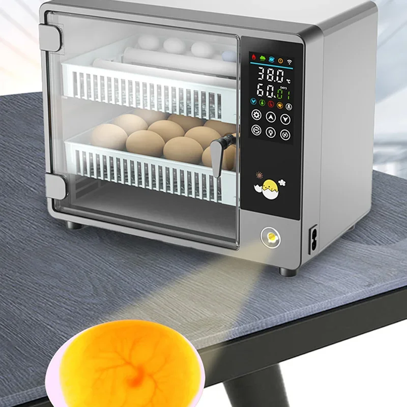 スマート自動孵卵器、デジタル温度湿度制御、自動転卵機能付き、 - Poultry Incubator のレビューと価格