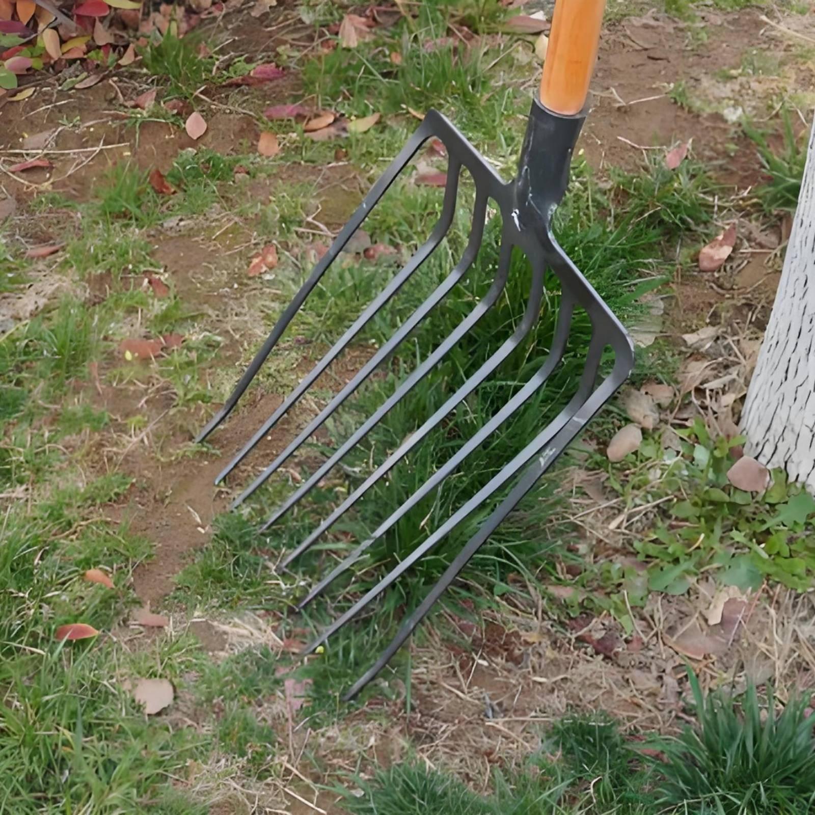 単体農業用フォーク、多歯式牧草用フォーク、耐久性のある畑仕事 - Agriculture Farming Tool のレビューと価格